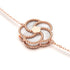 18K rose gold Bloomy diamond and mother of pearl bracelet